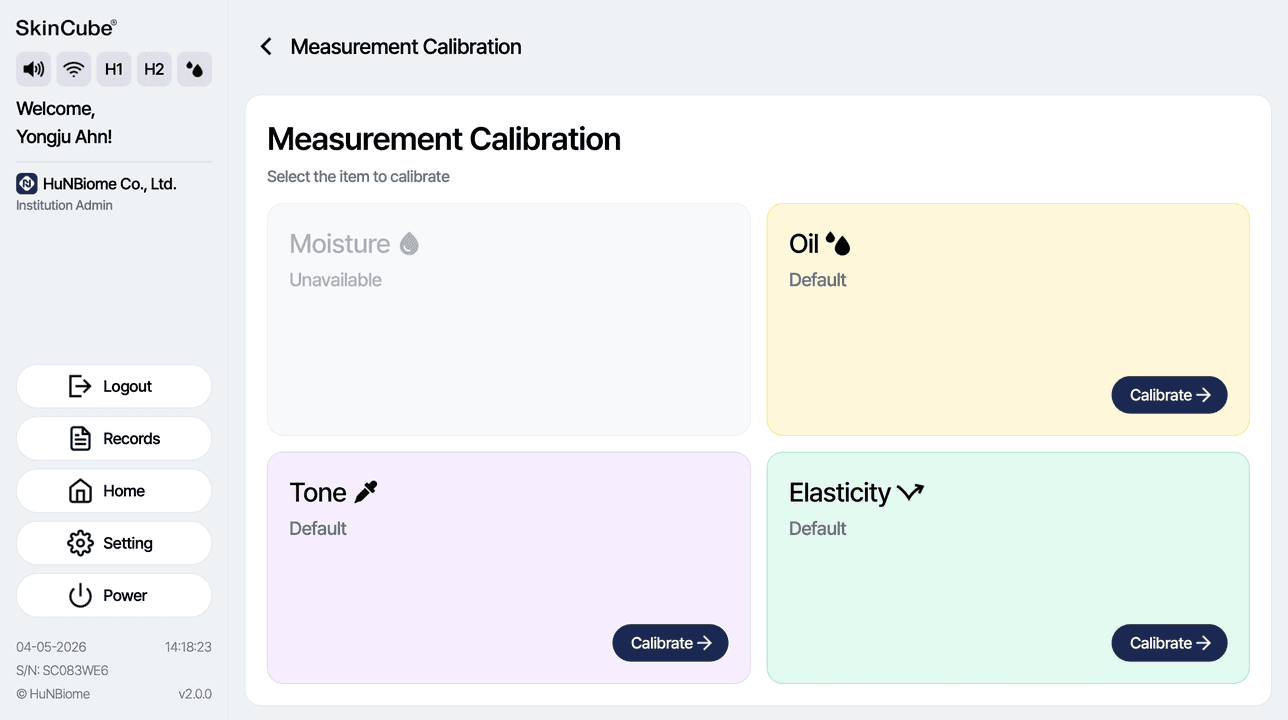 Choosing what to calibrate