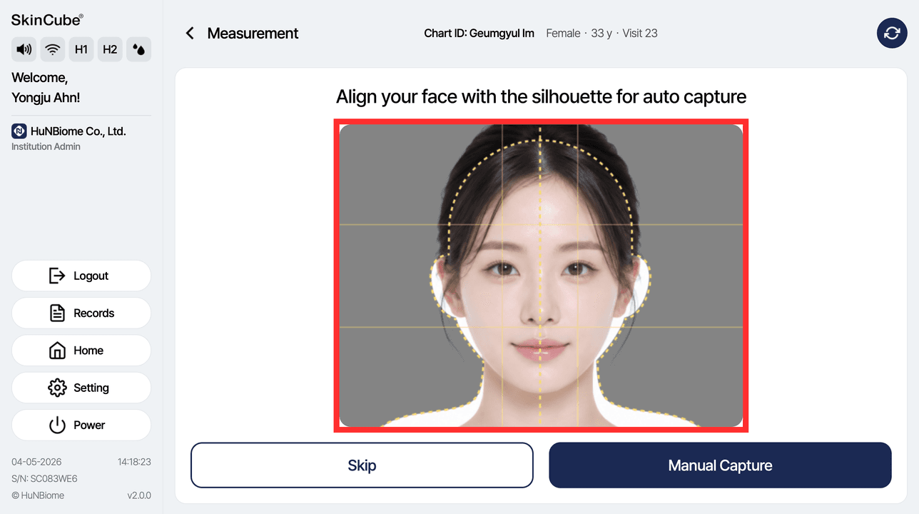 Analyzing a face photo
